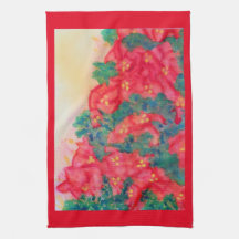 Vattenfärgjulstjärnabylte i julgran