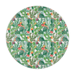 Vattenfärgkaktusmönster