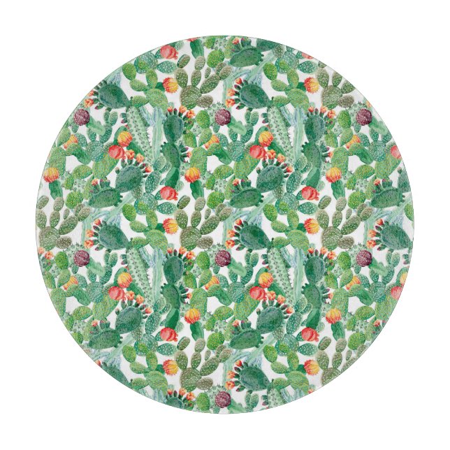 Vattenfärgkaktusmönster (Framsidan)