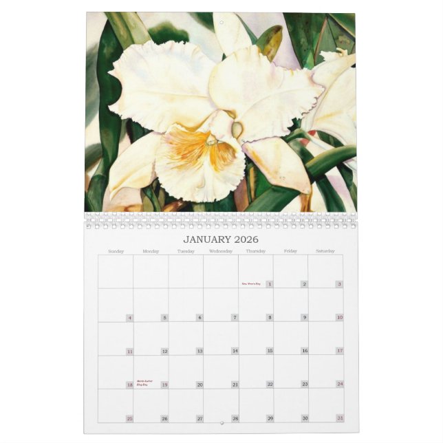 Vattenfärgkalender av Sandra Shelton Campbell Kalender (Jan 2026)