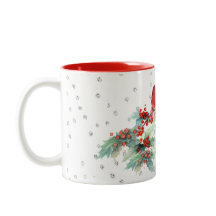 Vattenfärgkardinal på grensilverbrytningar