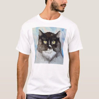 Vattenfärgkatt Tee Shirt