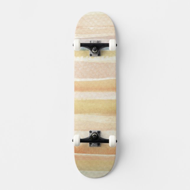Vattenfärgkonstbakgrund, struktur skateboard bräda 20 cm (Framsida)