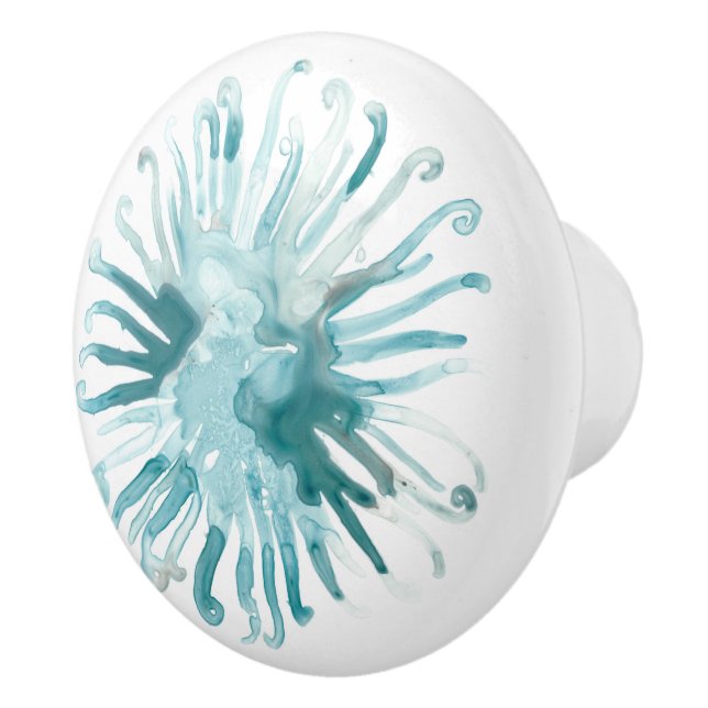 Vattenfärgkoraller - blå 2 knopp (Höger)