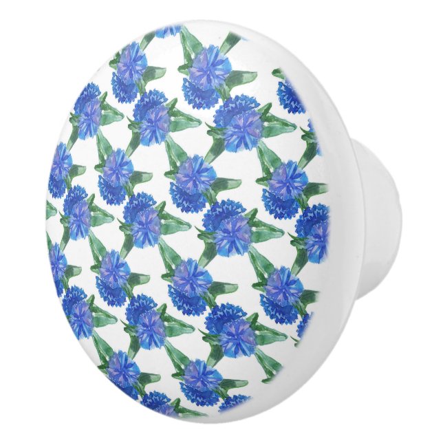 vattenfärgkornblommor knopp (Höger)