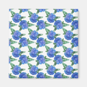 vattenfärgkornblommor magnet