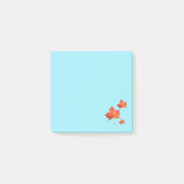 Vattenfärglönnlöv Post-it Block (Framsida)