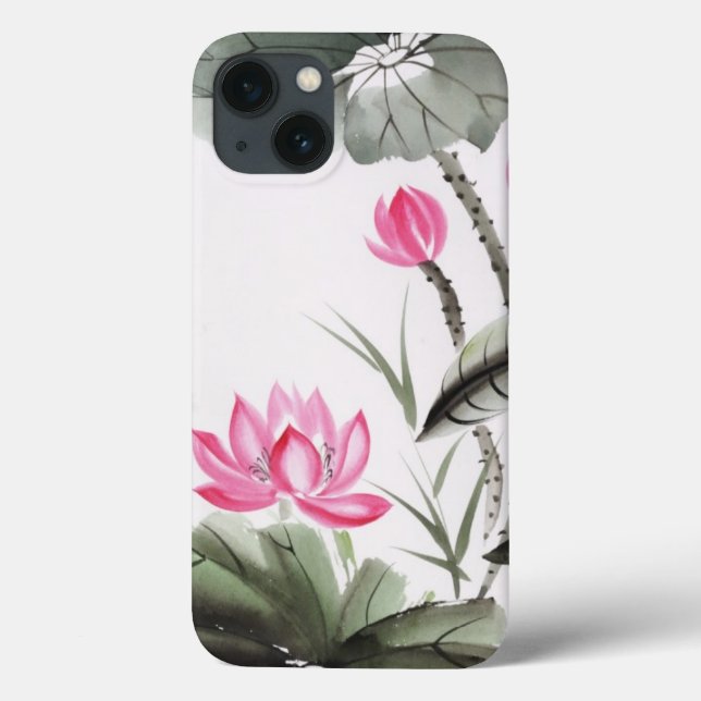 Vattenfärgning av Lotus Flower (Baksida)