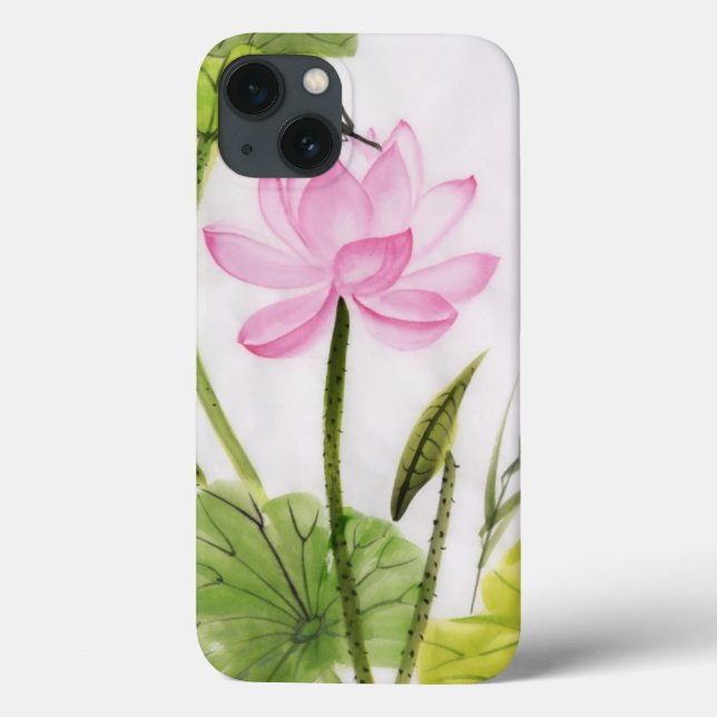 Vattenfärgning av Lotus Flower 2 (Baksida)