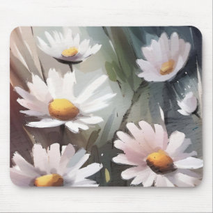 Vattenfärgning Daisy Mönster Musmatta