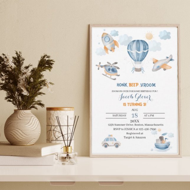 Vattenfärgning Förvandling av födelsedag, babydusc Inbjudningar (Skapare uppladdad)