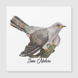 Vattenfärgning måla en kuckoo