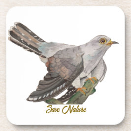 Vattenfärgning måla en kuckoo underlägg