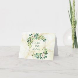 Vattenfärgning Ram i vattenfärgsblommor Kort