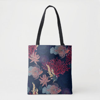 Vattenfärgning, sömlös mönster med röd lejon tygkasse