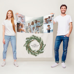 Vattenfärgning Utandning elegant 5 foto modern fam Fleecefilt