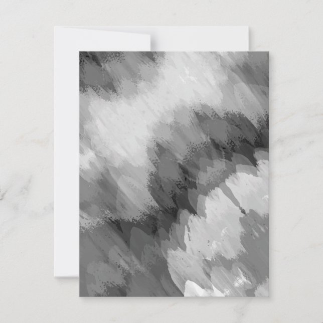 Vattenfärgning, vattenfall, natur 3 anteckningskort (Framsida)