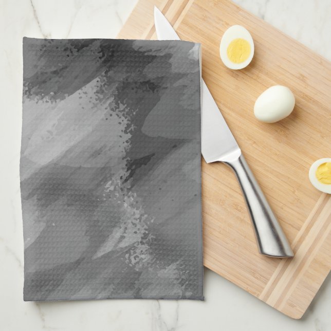 Vattenfärgning, vattenfall, natur 3 kökshandduk (Vikt i Fjärdedel)