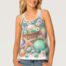 Vattenfärgningsblommor och havs- och sjöbottnar på