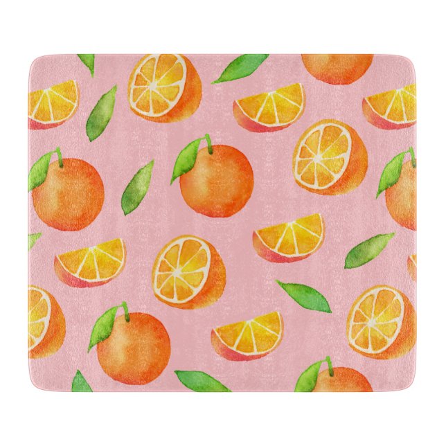 Vattenfärgorangemönster (Framsidan)