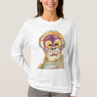 VattenfärgORANGUTANklipp Tee