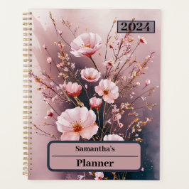 VATTENFÄRGPLANER FÖR ROSA BLOMMAR PERSONLIG PLANNE