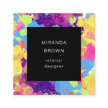 Vattenfärgplattor behåller färgstark svart Abstrak