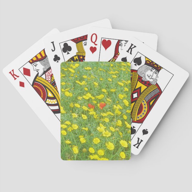 Vattenfärgpoppor Spel Kort (Baksidan)