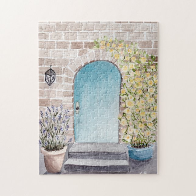 Vattenfärgpussel Pussel (Vertikal)