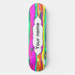 Vattenfärgrandar Mini Skateboard Bräda 18,5 Cm