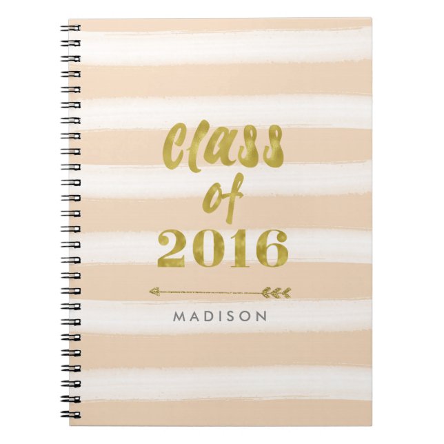 Vattenfärgranden och Fauxguld omkullkastar Anteckningsbok (Framsidan)