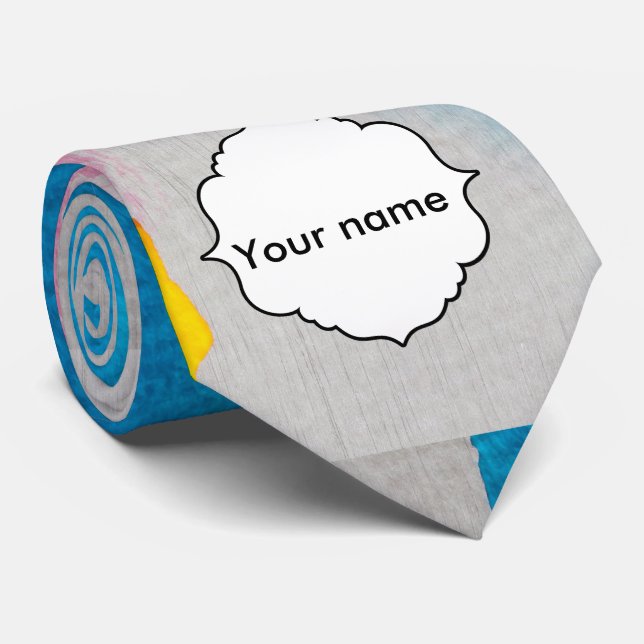 Vattenfärgrandstruktur Slips (Rullad)