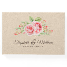 Vattenfärgrosor | Kraftpapper Bröllop