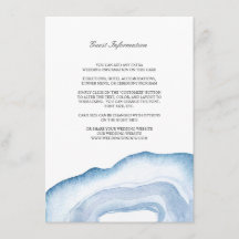 Vattenfärgsagenten Bröllop för inmatningskort | Bl