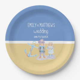 Vattenfärgsankare och Cute Sea Otter