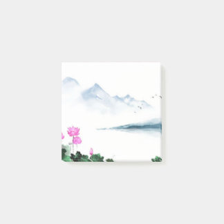 Vattenfärgsanteckningar Post-it Block