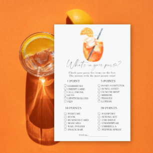 Vattenfärgsaperol spritz Vad finns i ditt handväsk