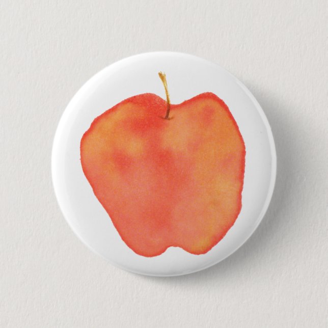 Vattenfärgsäpple Knapp (Framsida)
