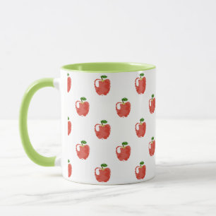 Vattenfärgsäpple Mönster Mugg