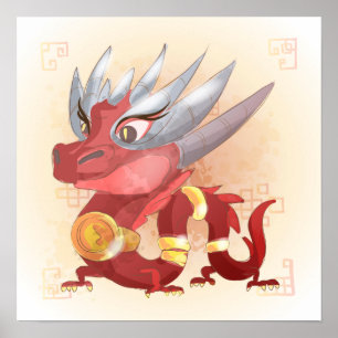 Vattenfärgsår för draken, Samurai Poster