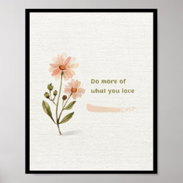 Vattenfärgsarbetsyta Poster