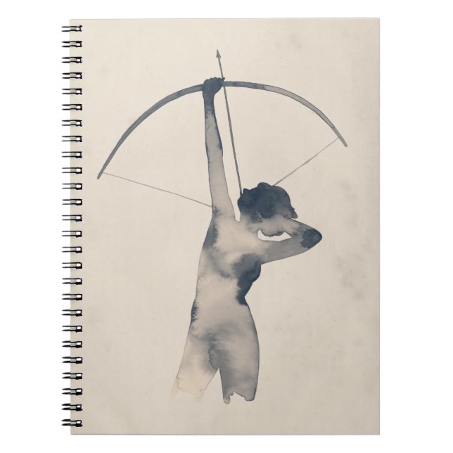 Vattenfärgsarkölös Anteckningsbok (Framsidan)