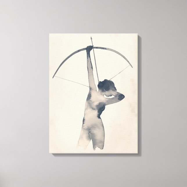 Vattenfärgsarkölös Canvastryck (Framsida)
