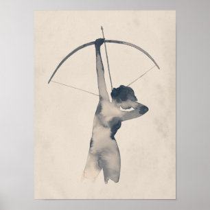 Vattenfärgsarkölös Poster