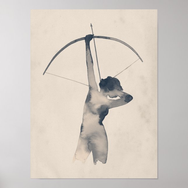 Vattenfärgsarkölös Poster (Framsidan)