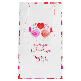 vattenfärgsartikel love birds valentines-presentvä