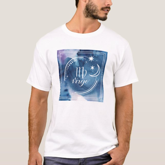 Vattenfärgsastrologi - Våg T Shirt (Framsida)