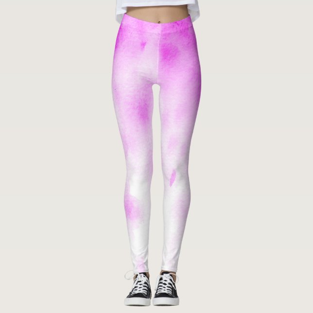 Vattenfärgsavdrag Leggings (Framsida)