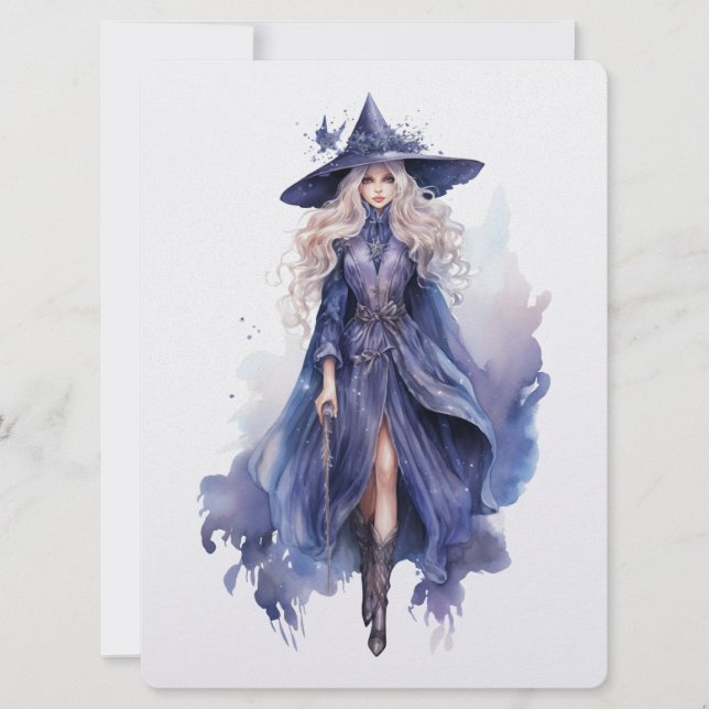 Vattenfärgsavfall [3] julkort (Framsida)