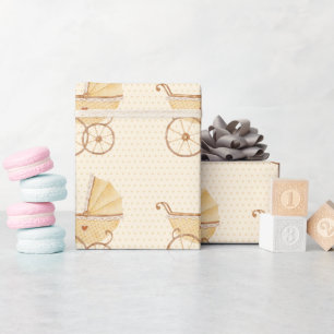 Vattenfärgsbabyskal Papper insvällning Presentpapper